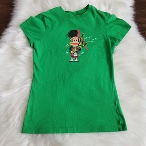 Paul Frank  green tshirt size xs